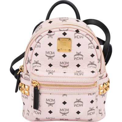 MCM Monogram Visetos Stark Mini Backpack