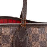 Louis Vuitton Monogram Damier Ebene Neverfull MM Shoulder Bag