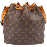 Louis Vuitton Monogram Canvas Sac Noé Petit Shoulder Bag