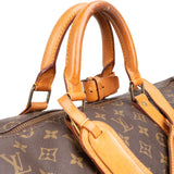 Louis Vuitton Monogram Canvas Keepall 55 Bandoulière Travel Bag