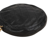 Chanel Quilted Lambskin Round Tassel Shoulder Bag