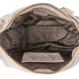 Prada Vitello Shine Leather Bauletto Satchel Handbag