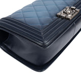 Chanel Quilted Lambskin Boy Single Flap Crossbody Bag xx maße - vintageandkickz