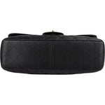 Chanel Quilted Caviar Leather Jumbo Single Flap Crossbody Bag - vintageandkickz