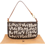 Louis Vuitton Monogram Canvas Limited Graffiti Pochette Accessoire Handbag