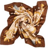 Hermès Plumes et Grelots Silk Carre 90 Scarf Tuch