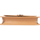Gucci Pebbled Calfskin Interlocking GG Wallet On Chain Crossbody Bag