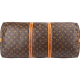 Louis Vuitton Monogram Canvas Keepall 55 Bandoulière Travel Bag
