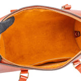 Louis Vuitton Cognac Epi Leather Soufflot Handbag