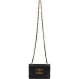 Chanel Quilted Lambskin CC Envelope Small 24K Gold Single Flap Crossbody Bag
