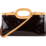 Louis Vuitton Monogram Vernis Leather Amaranth Roxbury Drive Handbag