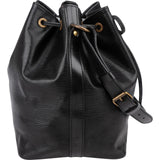 Louis Vuitton Noir Epi Leather Sac Noé Petit Shoulder Bag