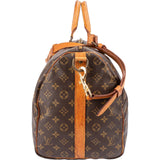 Louis Vuitton Monogram Canvas Keepall 50 Bandoulière Travel Bag