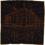 Hermès Piqué Sellier Silk Carre 65 Tuch Scarf