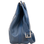 Louis Vuitton Blue Epi Leather Mandara MM Shoulder Bag - vintageandkickz