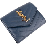 Yves Saint Laurent Grain de Poudre Matelassé Small Famme Envelope Wallet