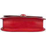 Valentino Garavani Leather Red Leather Rockstud Glam Lock Shoulder Crossbody Bag