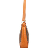 Celine Macadam Monogram Ring Lock Shoulder Bag