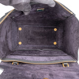 Céline Black Grained Leather Belt Handbag