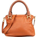Chloé Grained Leather Marcie Satchel Handbag