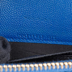 Saint Laurent Chevron Grain de Poudre Wallet On Chain Crossbody Bag - vintageandkickz