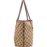 Gucci Monogram GG Canvas Interlocking Tote Shoulder Bag