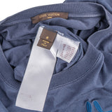 Louis Vuitton Navy Wool Embroidered Emblem T-Shirt (S)