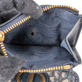 Christian Dior Oblique Trotter Monogram Jacquard Montaigne Bifold Lotus Wallet
