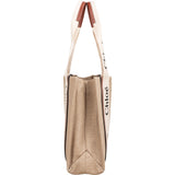 Chloé Canvas Woody Tote Medium Shoulder Bag