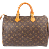 Louis Vuitton Monogram Canvas Speedy 35 Handbag