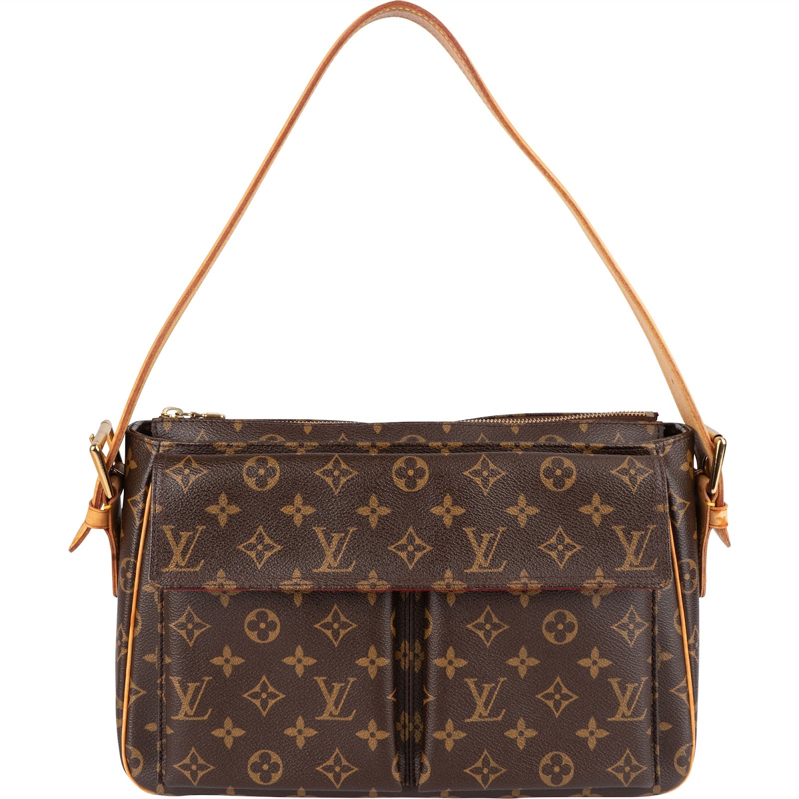 Louis Vuitton Monogram Canvas Viva Cite GM Shoulder Bag - vintageandkickz