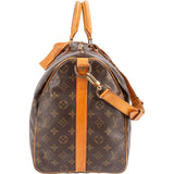 Louis Vuitton Monogram Canvas Keepall 50 Bandoulière Travel Bag