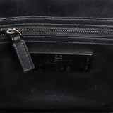Valentino Garavani Noir Calfskin Leather Rockstud Glam Lock Crossbody Bag