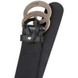 Gucci Black Leather GG Marmont Belt ( 80 / 32 )