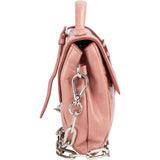 Miu Miu Pink Vitello Lux Leather Top Handle Mini Crossbody Handbag
