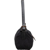 Fendi FF Cotton Baguette Shoulder Bag