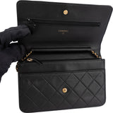 [🔄️B23 / F09] Chanel Quilted Lambskin on Chain Wallet - vintageandkickz