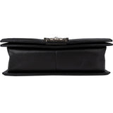 Chanel Quilted Lambskin Medium Boy Single Flap Crossbody Bag