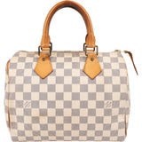 Louis Vuitton Monogram Damier Azur Canvas Speedy 25 Handbag