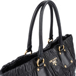 [🔄️B11 / F14] Prada Nappa Leather Gauffre Tote Handbag - vintageandkickz
