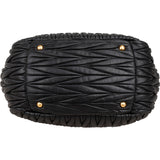 Miu Miu Matelassé Nappa Leather Bowler Handbag