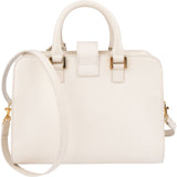 Saint Laurent White Leather Baby Sac Cabas Handbag