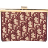Christian Dior Monogram Trotter Canvas Small Frame Coin Wallet
