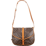 Louis Vuitton Monogram Canvas Saumur 35 Crossbody Bag