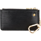 Louis Vuitton Noir Epi Leather Pochette Cles Wallet