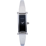 Gucci Silver Tone 1500L Horsebit Bangle Woman Watch