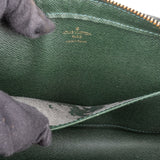 Louis Vuitton Green TaigaLeather Pochette Homme Handbag