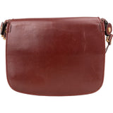 Cartier Bordeaux Leather Briefcase Flap Shoulder Bag