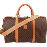 Celine Monogram Macadam Canvas Boston Travel Bag