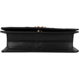 Chanel Quilted Lambskin Mini 24K Gold Single Flap Shoulder Bag